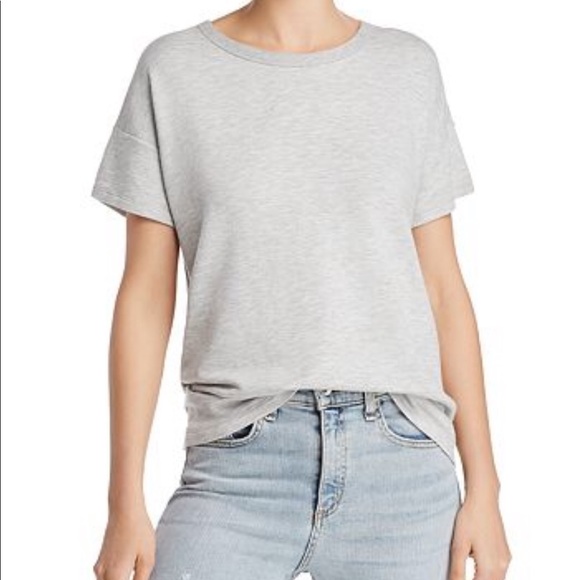 rag & bone Tops - NEW • Rag & Bone • Kat Split Back Tee Gray Medium